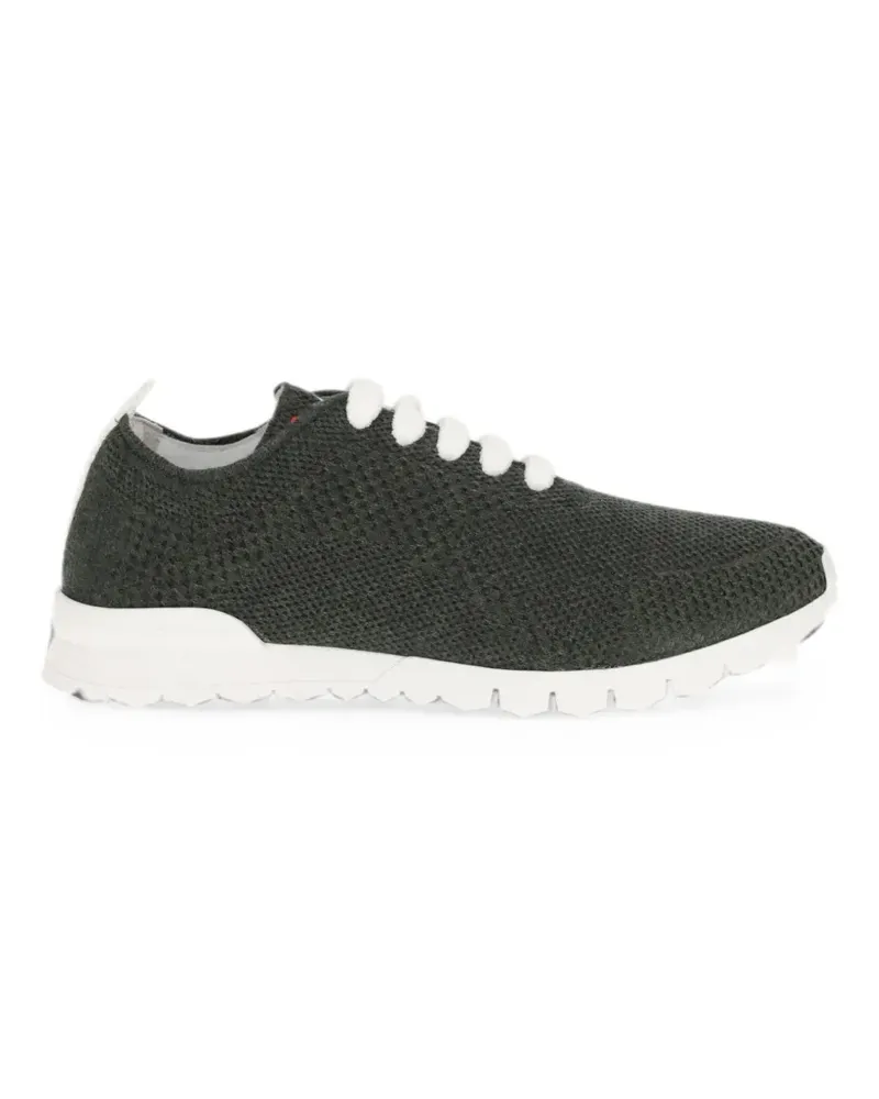 Kiton Sneakers aus Kaschmirstrick - Grün Grün