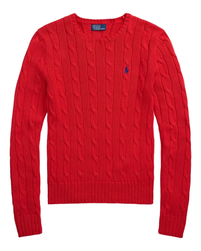 Ralph Lauren Pullover mit Zopfmuster - Rot Rot