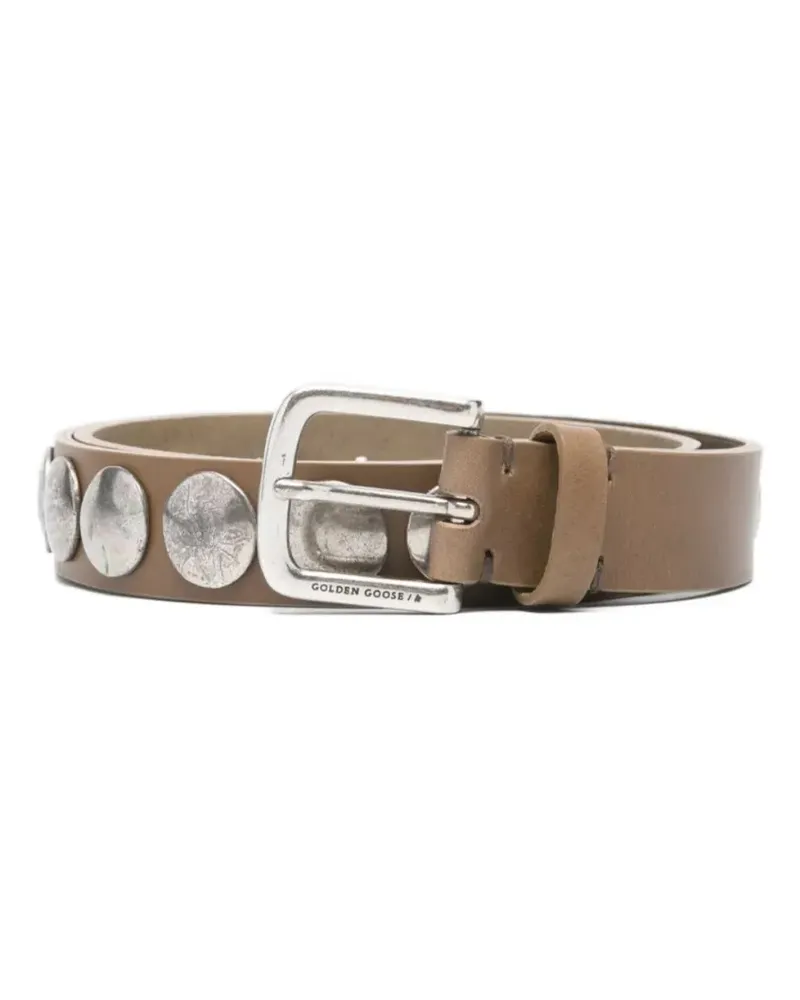 Golden Goose stud-embellished belt - Braun Braun