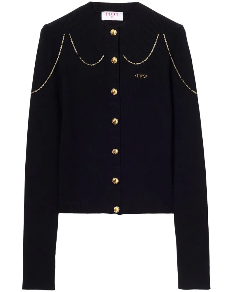 Emilio Pucci Verzierter Cardigan - Schwarz Schwarz