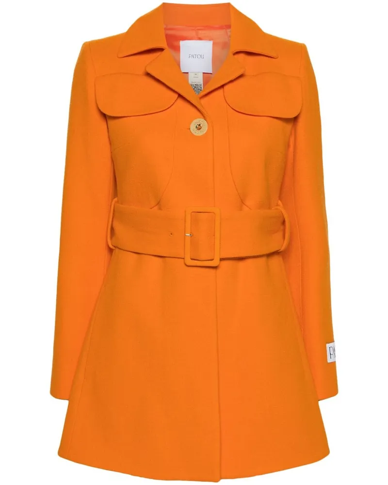 Patou Blazer mit Gürtel - Orange Orange