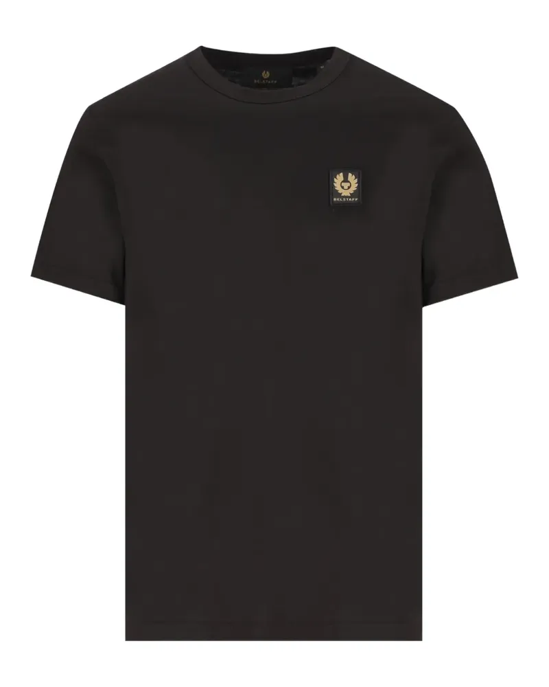 Belstaff T-Shirt mit Logo-Patch - Schwarz Schwarz