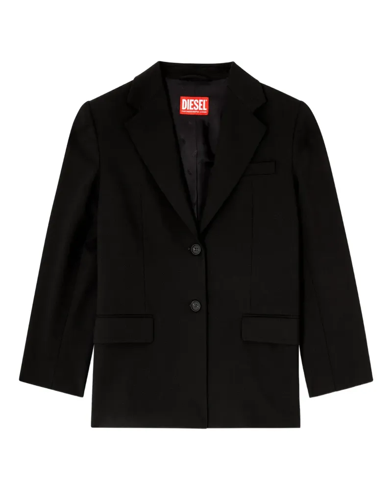Diesel Einreihiges Sakko - Schwarz Schwarz