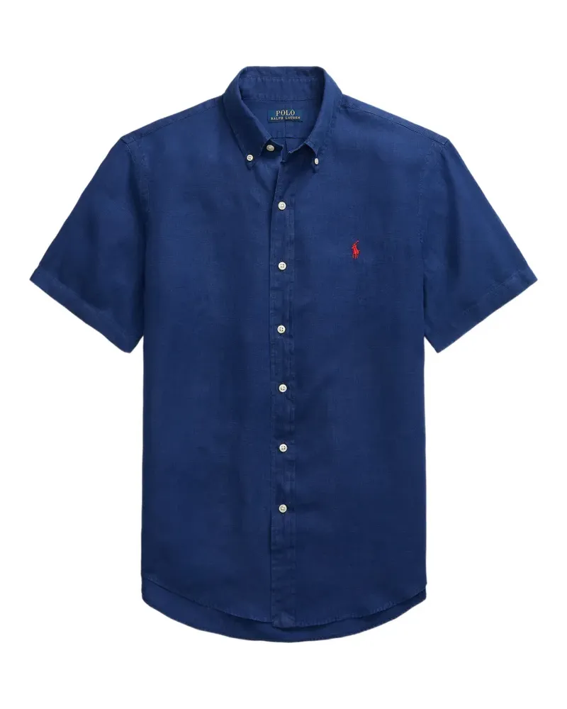 Ralph Lauren short-sleeve button-fastening shirt - Blau Blau