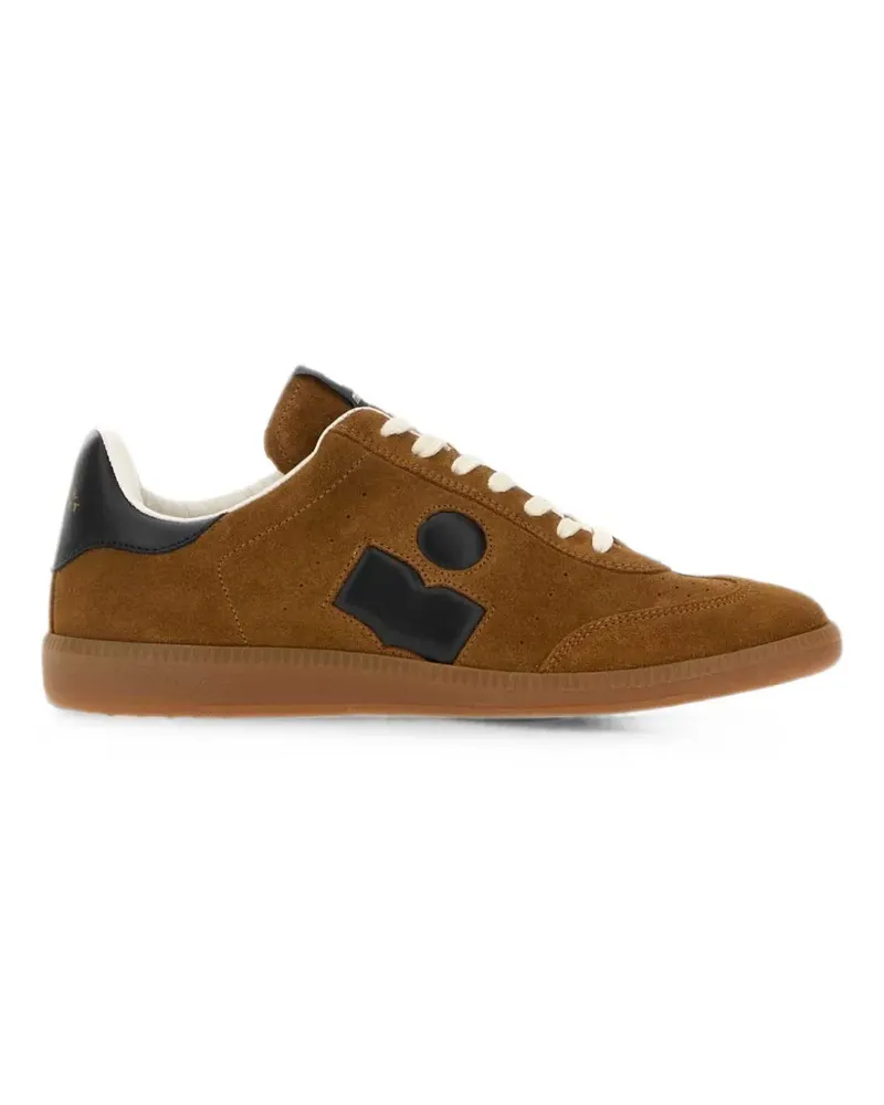 Isabel Marant Bryce logo-patch sneakers - Braun Braun