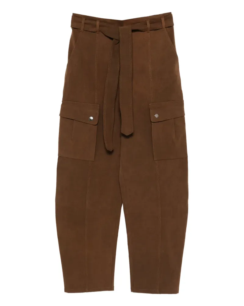ANDAMANE Cargohose mit Gürtel - Braun Braun