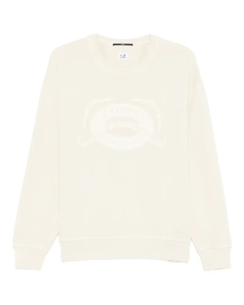 C.P. Company logo-print sweater - Nude Nude