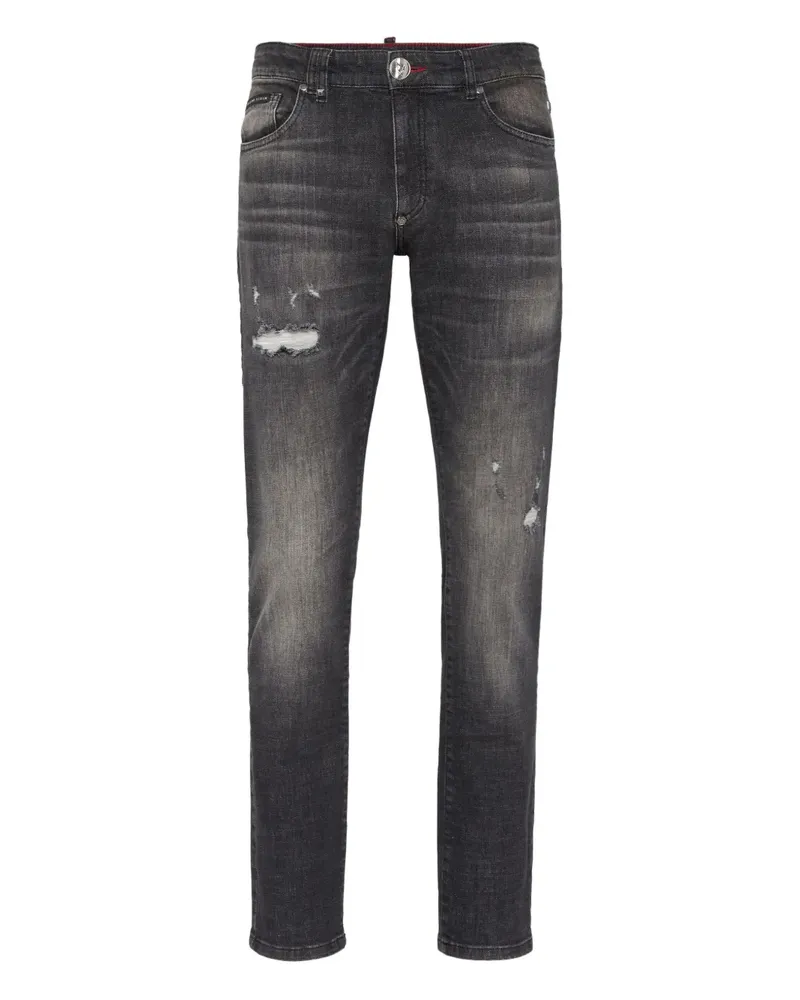 Philipp Plein Jeans mit geradem Schnitt - Grau Grau
