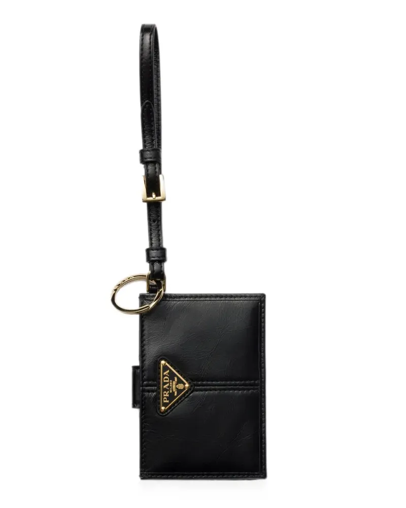 Prada Klassisches Kartenetui - Schwarz Schwarz