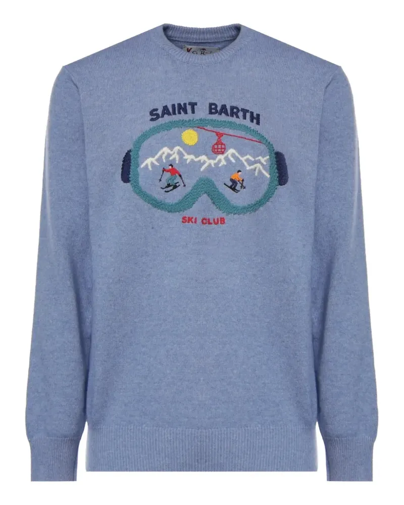 MC2 Saint Barth Heron crewneck knit sweater - Blau Blau