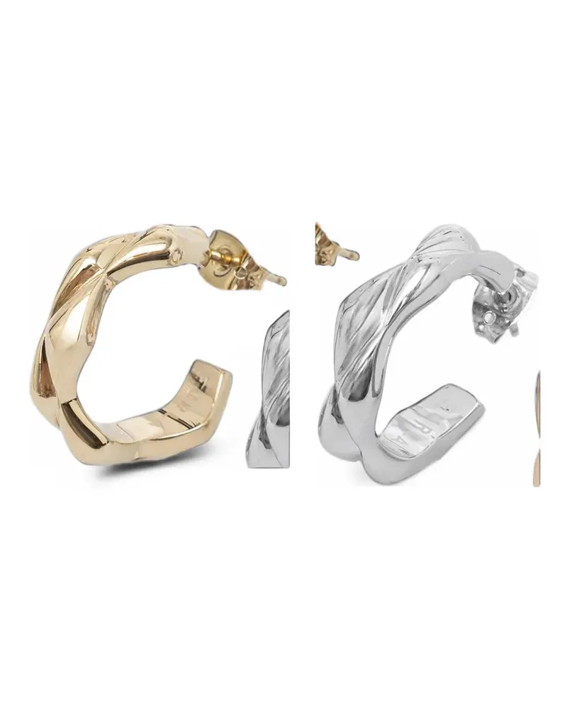 Furla twisted-hoop earrings (set of three) - Gold Gold