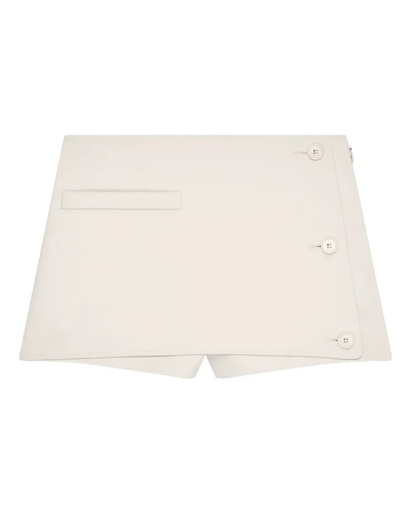 Courrèges Shorts mit Knöpfen - Nude Nude