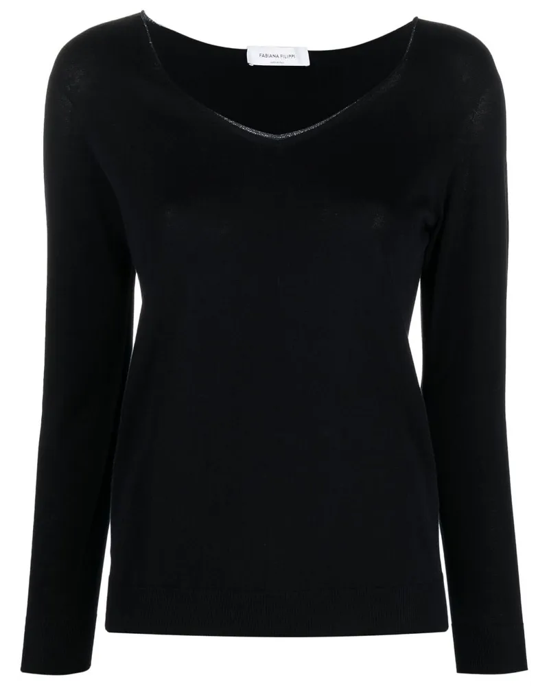 Fabiana Filippi Pullover mit Glitter - Blau Blau