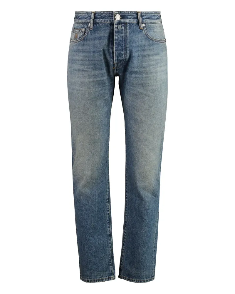 MOORER Jeans mit sichtbaren Nähten - WASH7006 BLUE Wash7006