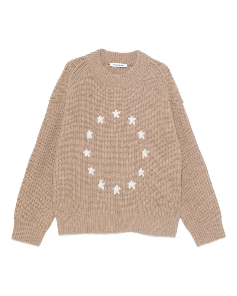 Études Studio Europa Pullover mit rundem Ausschnitt - Nude Nude