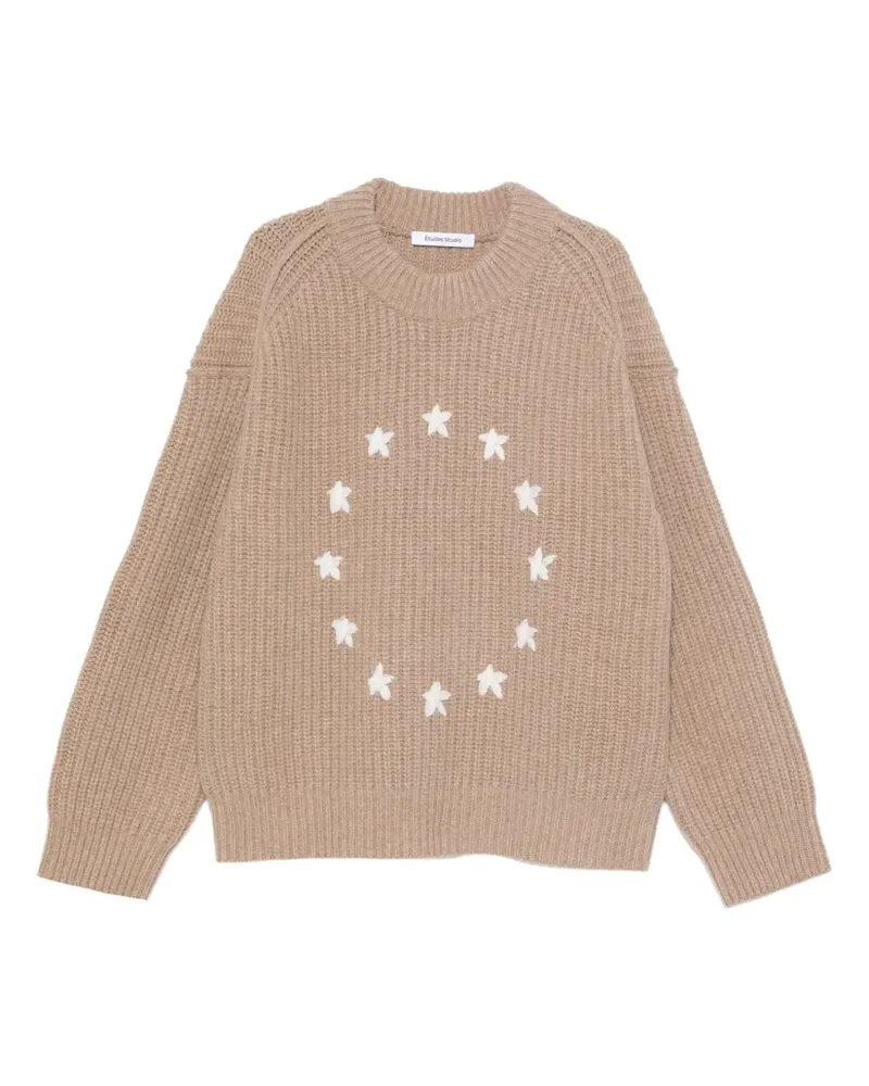 Études Studio Europa Pullover mit rundem Ausschnitt - Nude Nude