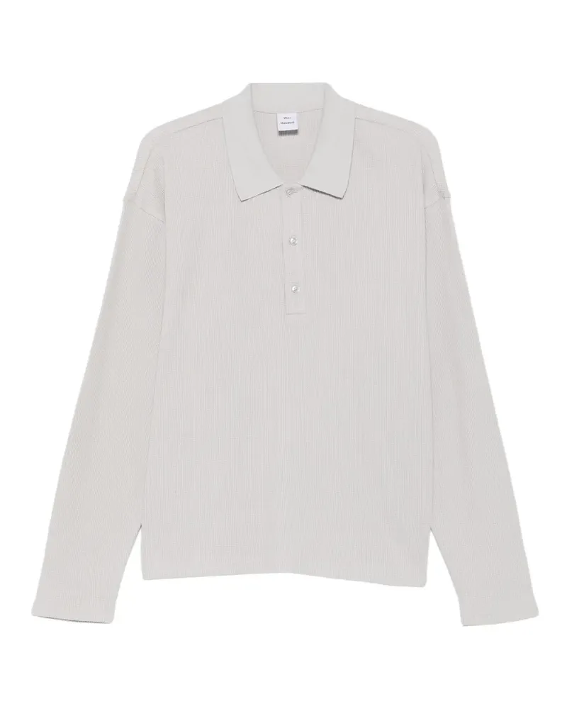 Won Hundred long-sleeve polo shirt - Grau Grau