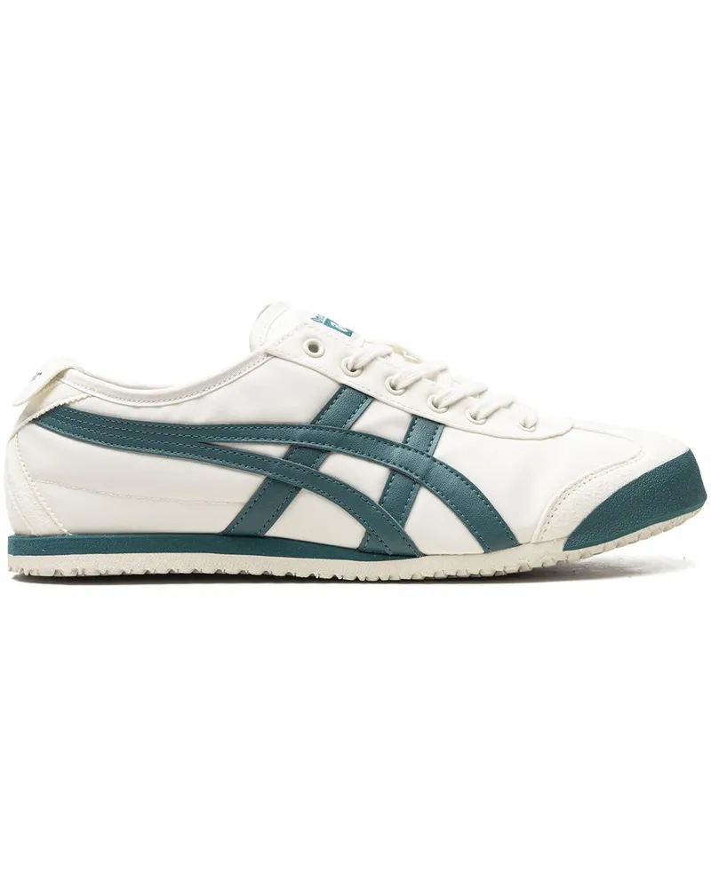 Onitsuka Tiger Mexico 66 Creme Velvet Pine Sneakers - Weiß Weiß