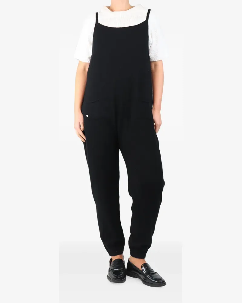Bamford sleeveless cashmere jumpsuit - Schwarz Schwarz