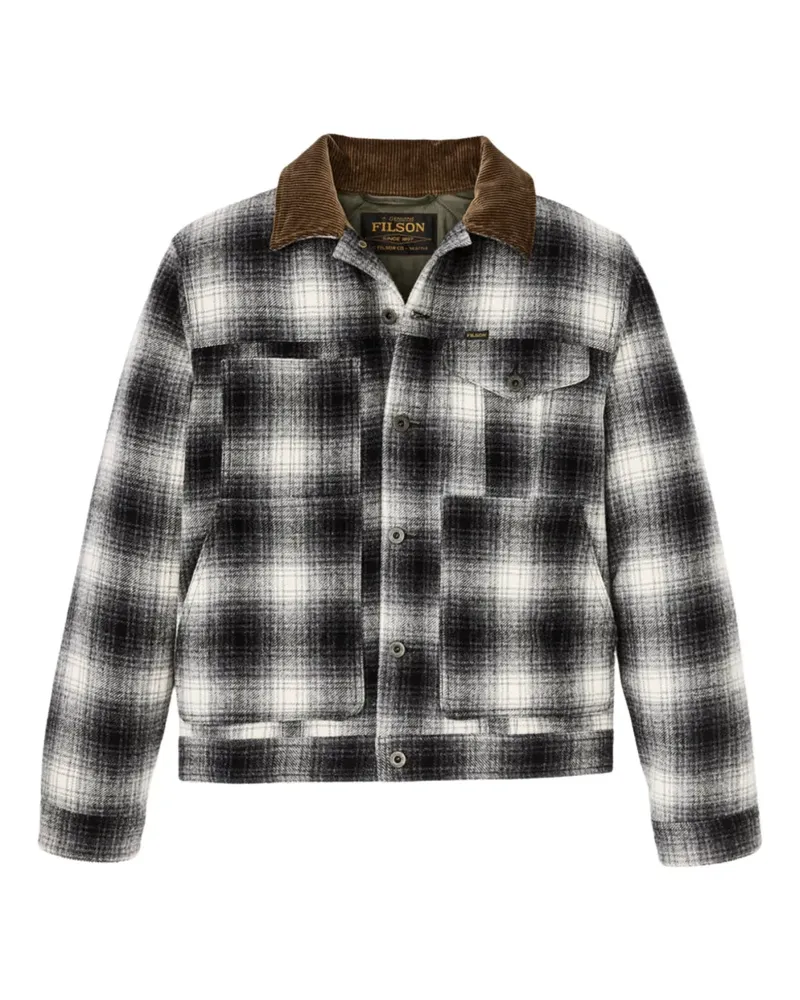 Filson Spokane checked jacket - Grau Grau