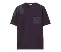 T-Shirt mit Kontrasteinsatz