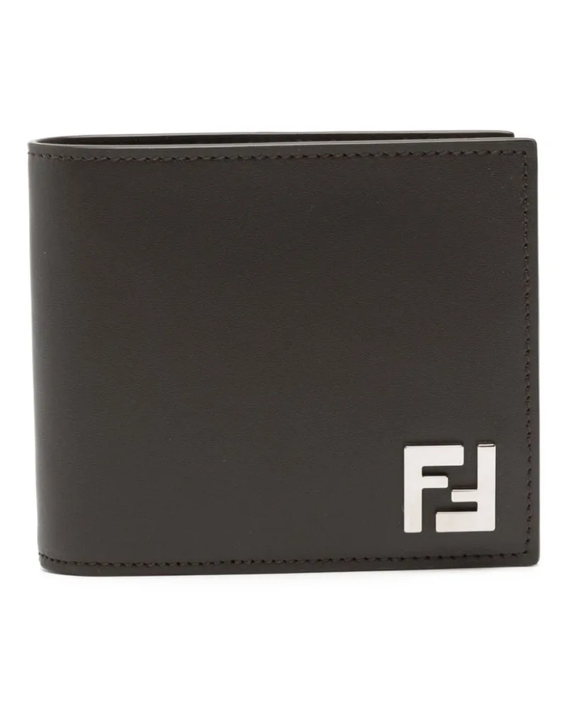 Fendi Portemonnaie mit FF-Schild - Braun Braun