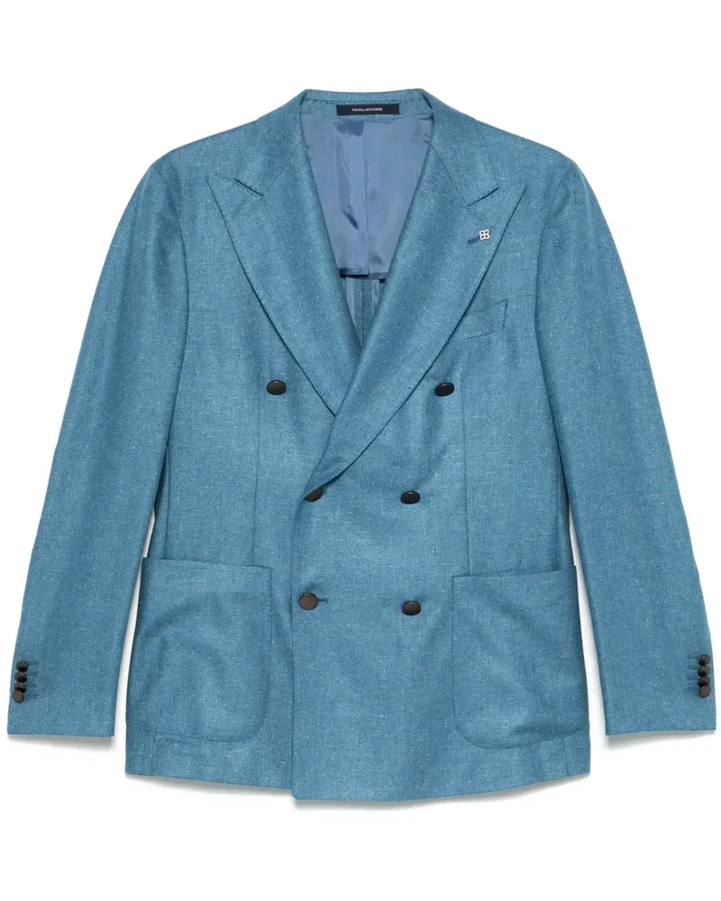 Tagliatore Doppelreihiges Sakko - Blau Blau