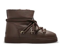 Stiefel mit Schnürung - Braun