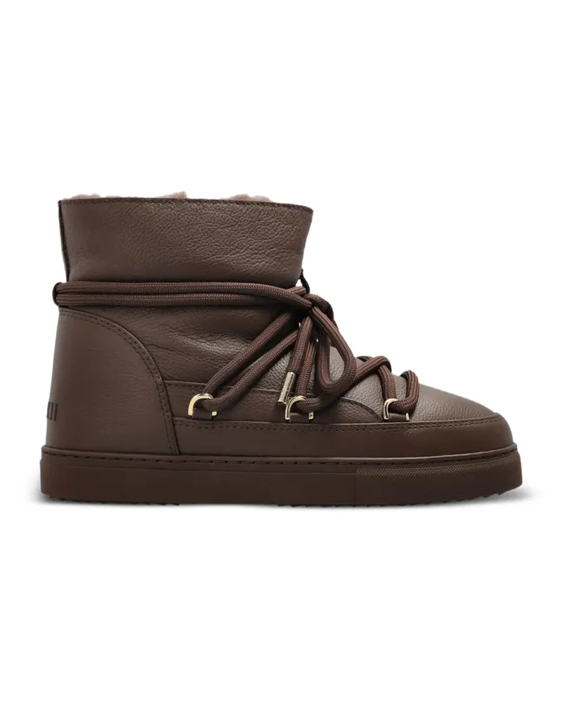 INUIKII lace-up leather snow boots - Braun Braun