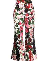 Oscar de la Renta Ausgestellte Hollyhock Cropped-Hose Mehrfarbig