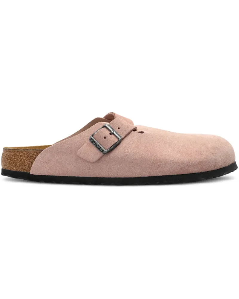 Birkenstock Boston BS suede mules - Rosa Rosa