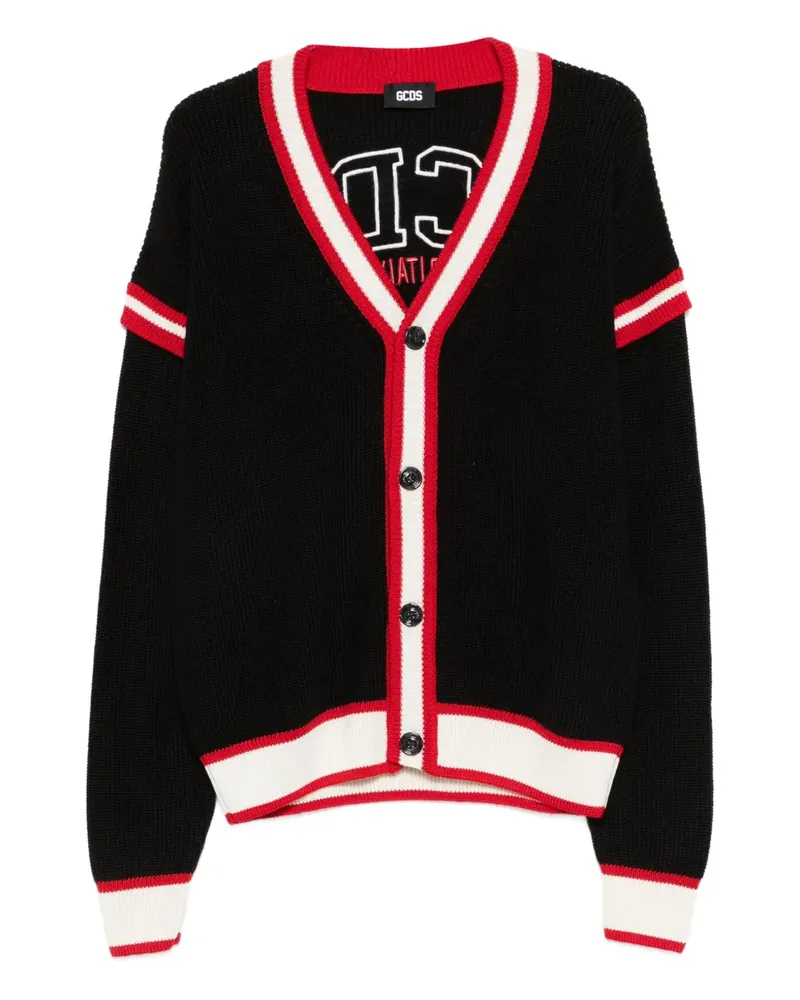 GCDS Magila wool cardigan - Schwarz Schwarz