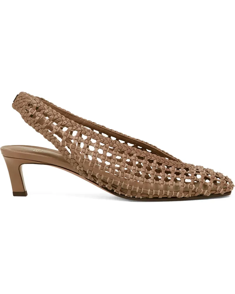 Fendi Slingback-Pumps mit gewebtem Effekt 46mm - Nude Nude