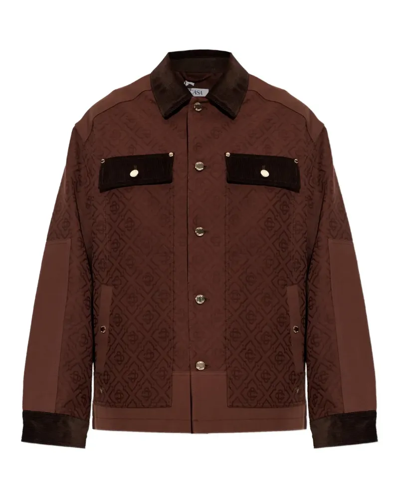 Casablanca Paris Hemdjacke mit Cordbesatz - Braun Braun
