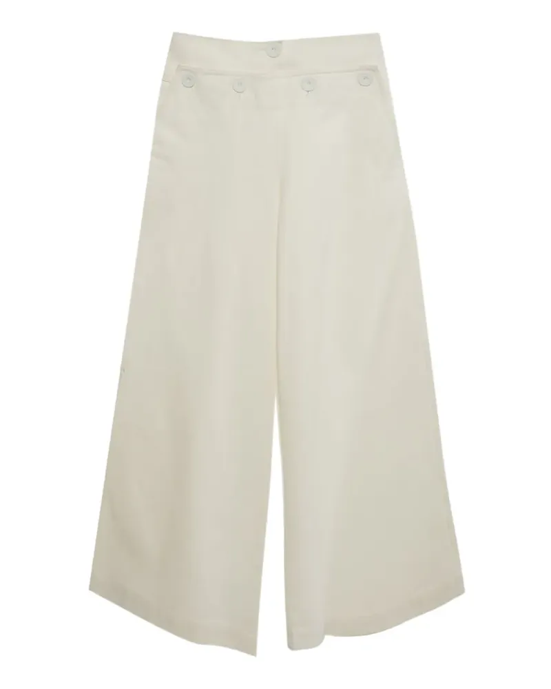 Max Mara buttoned flared jeans - Weiß Weiß