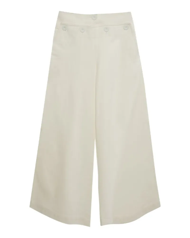 Max Mara Ausgestellte Jeans - Weiß Weiß