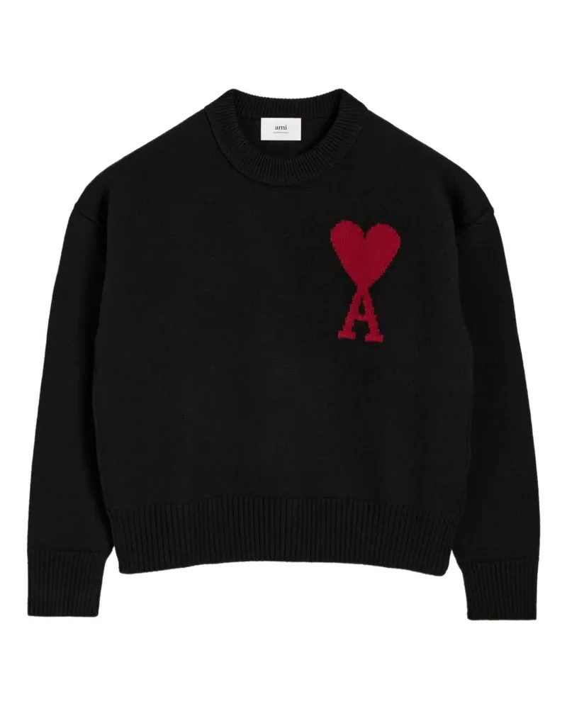 AMI Paris Ami de Coeur Pullover - Schwarz Schwarz