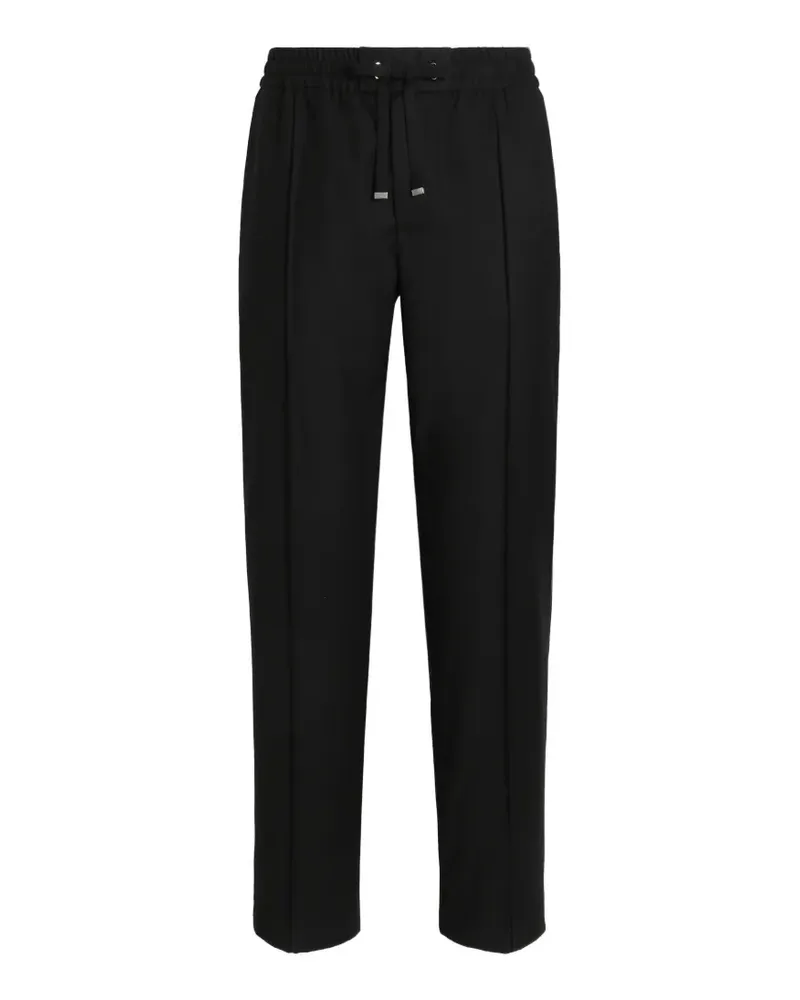 Dolce & Gabbana Jogginghose aus Flanell - Schwarz Schwarz