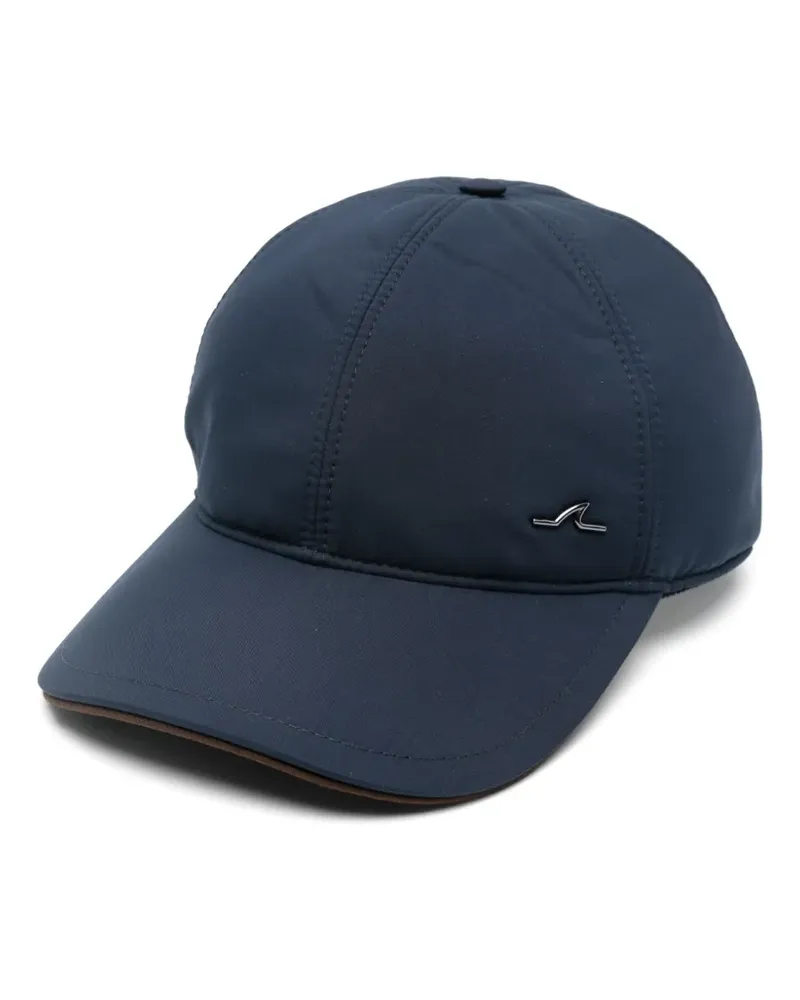 Paul & Shark Typhoon Baseballkappe mit Logo-Schild - Blau Blau