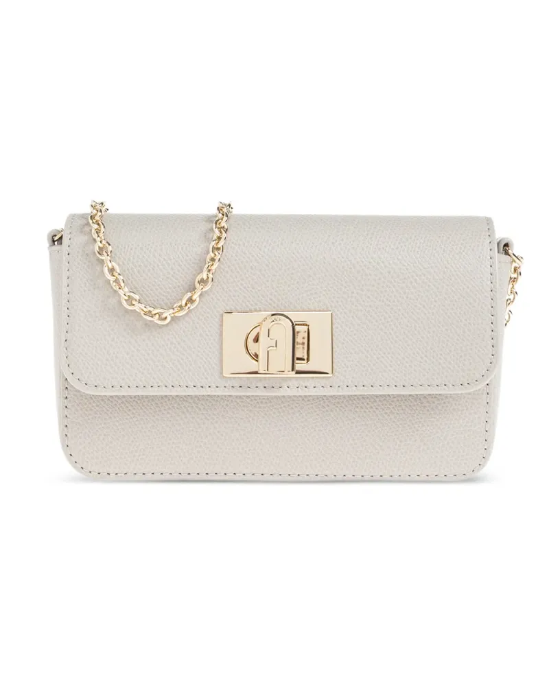 Furla 1927 Handtasche aus gekörntem Leder - Grau Grau