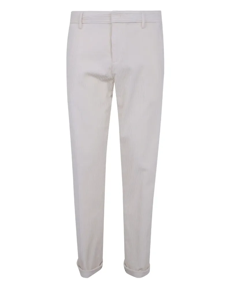Dondup Hose aus Cord - Weiß Weiß