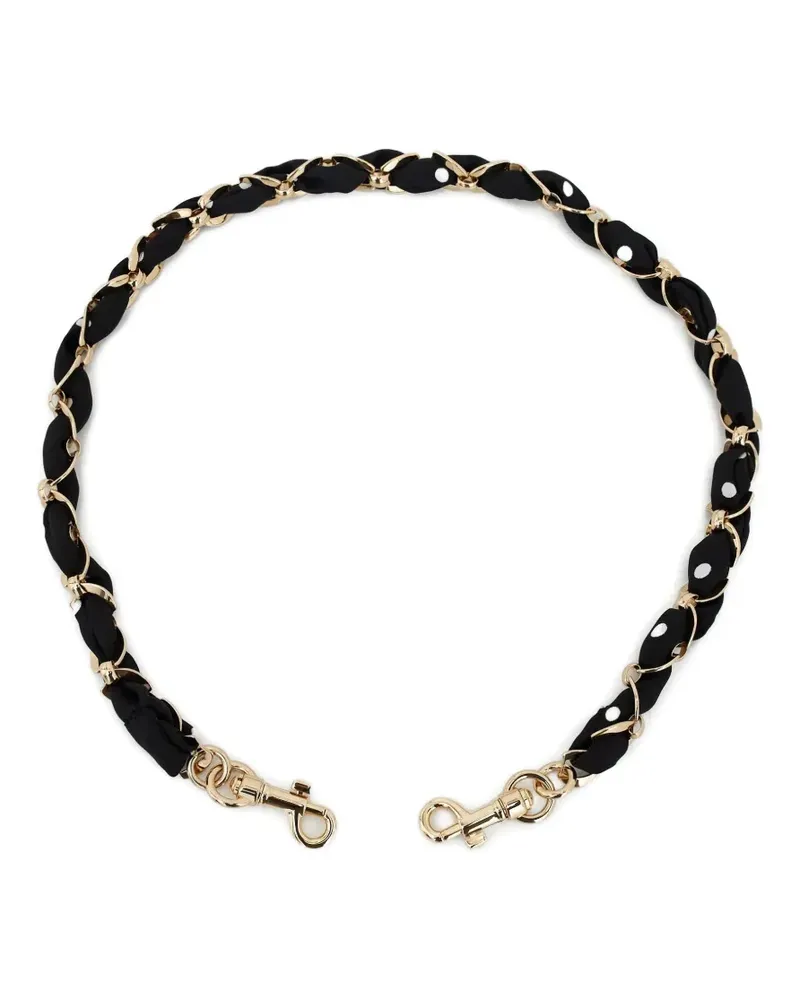 Dolce & Gabbana Kettenriemen mit Polka Dots - Schwarz Schwarz