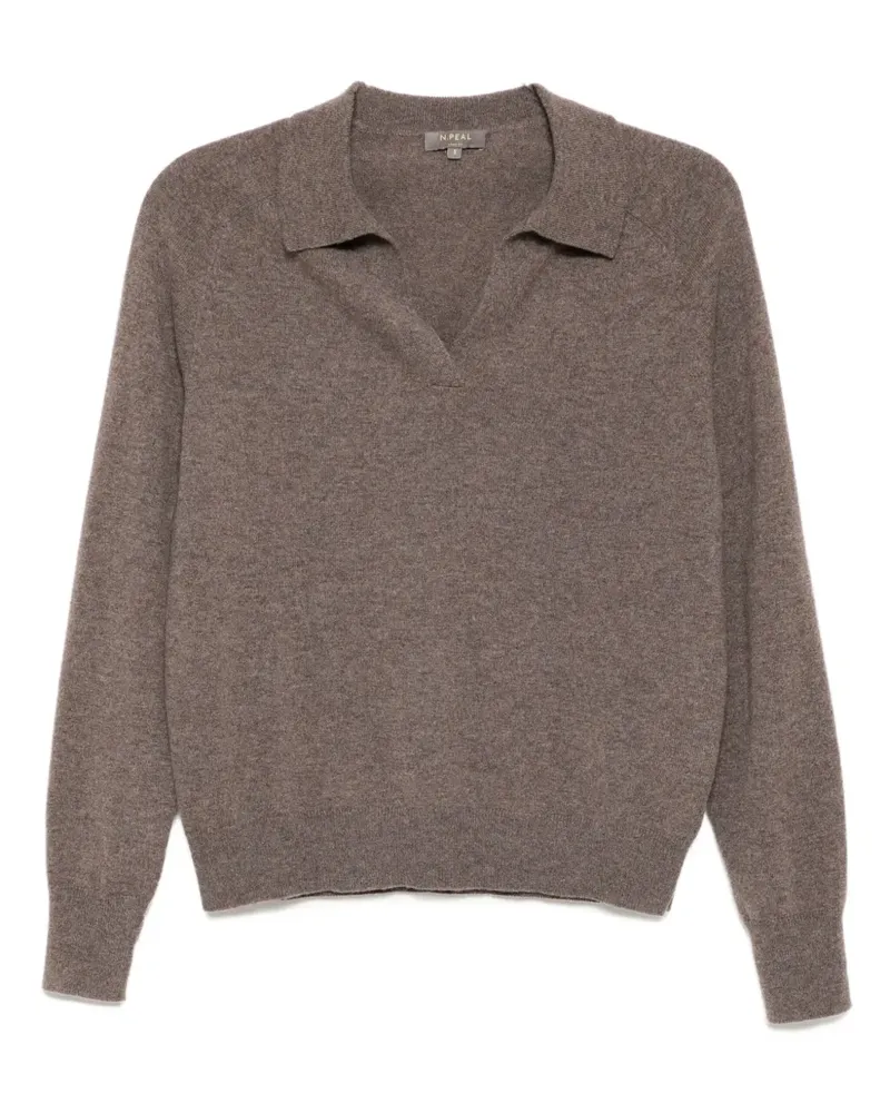 N.Peal Harriet Poloshirt - Braun Braun