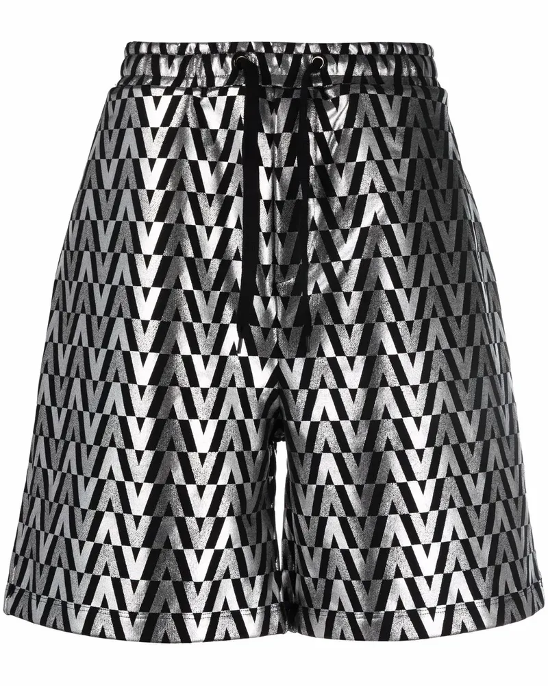 Valentino Garavani Shorts mit Monogramm - Schwarz Schwarz