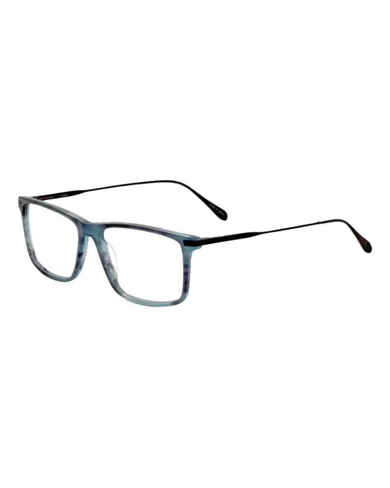 John Varvatos Brille mit eckigem Gestell - Blau Blau