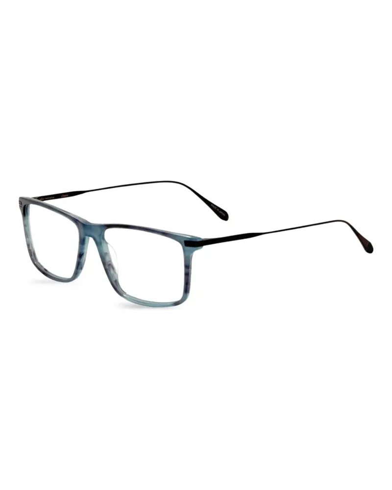 John Varvatos Brille mit eckigem Gestell - Blau Blau