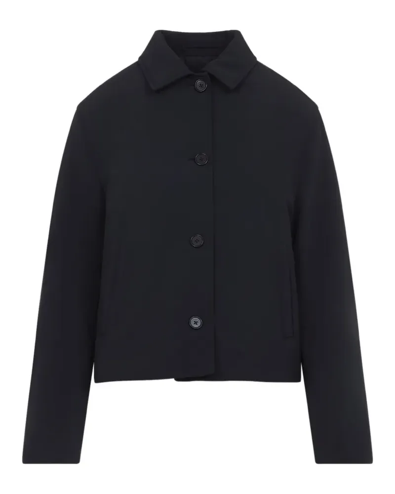 Jil Sander button-up collared jacket - Blau Blau