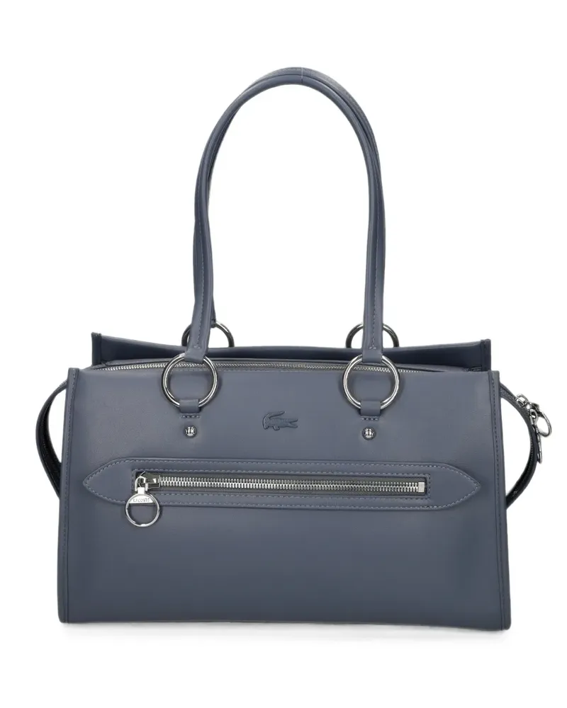 Lacoste Mittelgroße Celys Schultertasche mit Ringdetail - Blau Blau