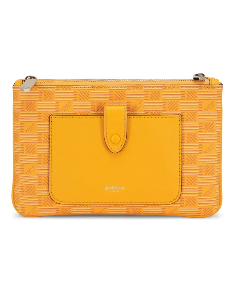 Moreau Paris Umhängetasche aus Leder - Orange Orange
