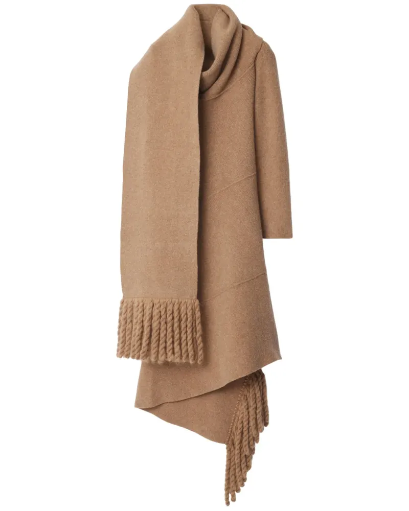 Burberry Kleid mit Schal - Braun Braun